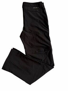 Eddie Bauer Black convertible hiking pants.